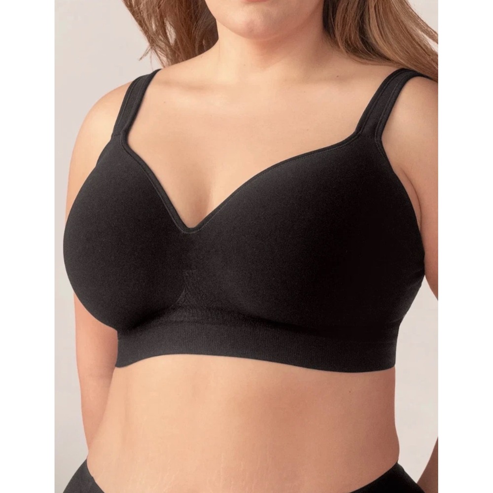Shapermint Essentials All Day Every Day Scoop Neck Bra Black 3XL NWT